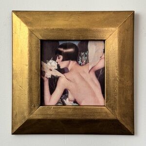 Art deco wall art small vintage Vargas wall art